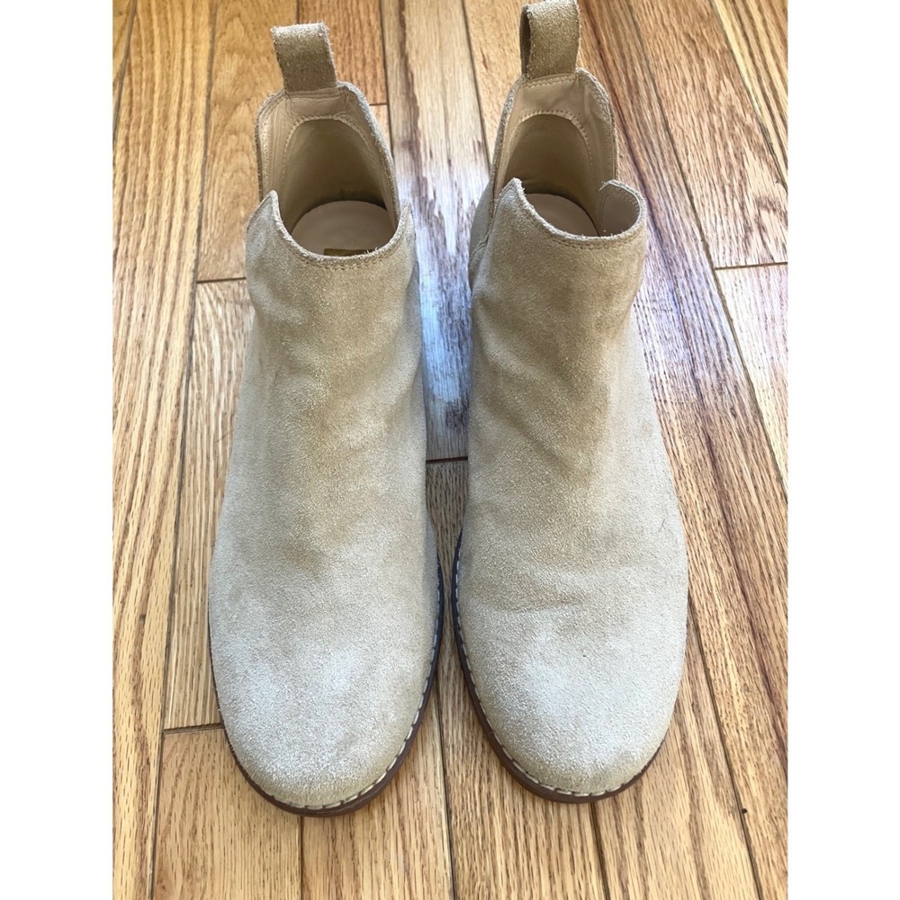 Hush Puppies‎ Mazin Cayto Tan Suede V-Cut Ankle Boots Womens 10 Wide